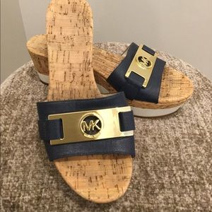 Michael Kors platform slides
